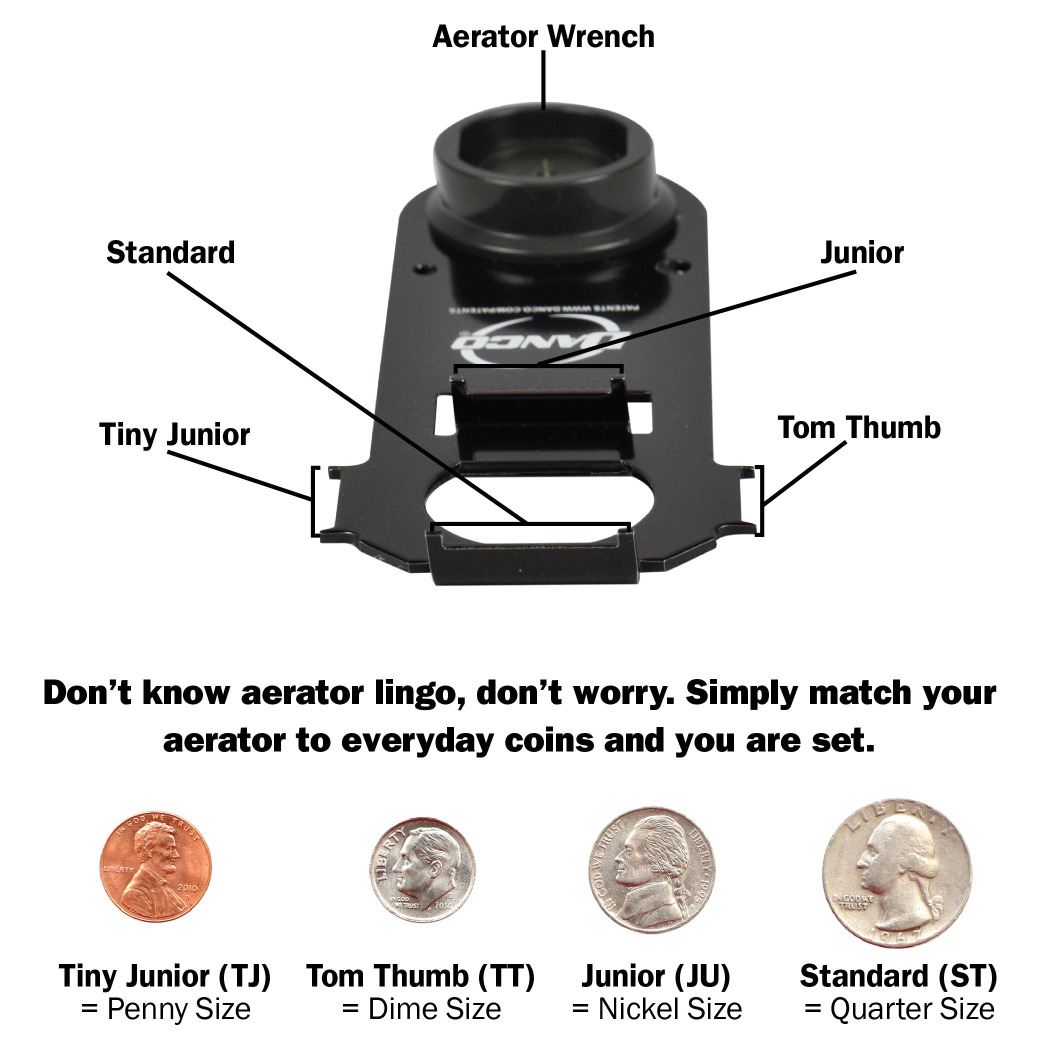 Danco 10909 Multi-Use Aerator Key, Black - Image 4