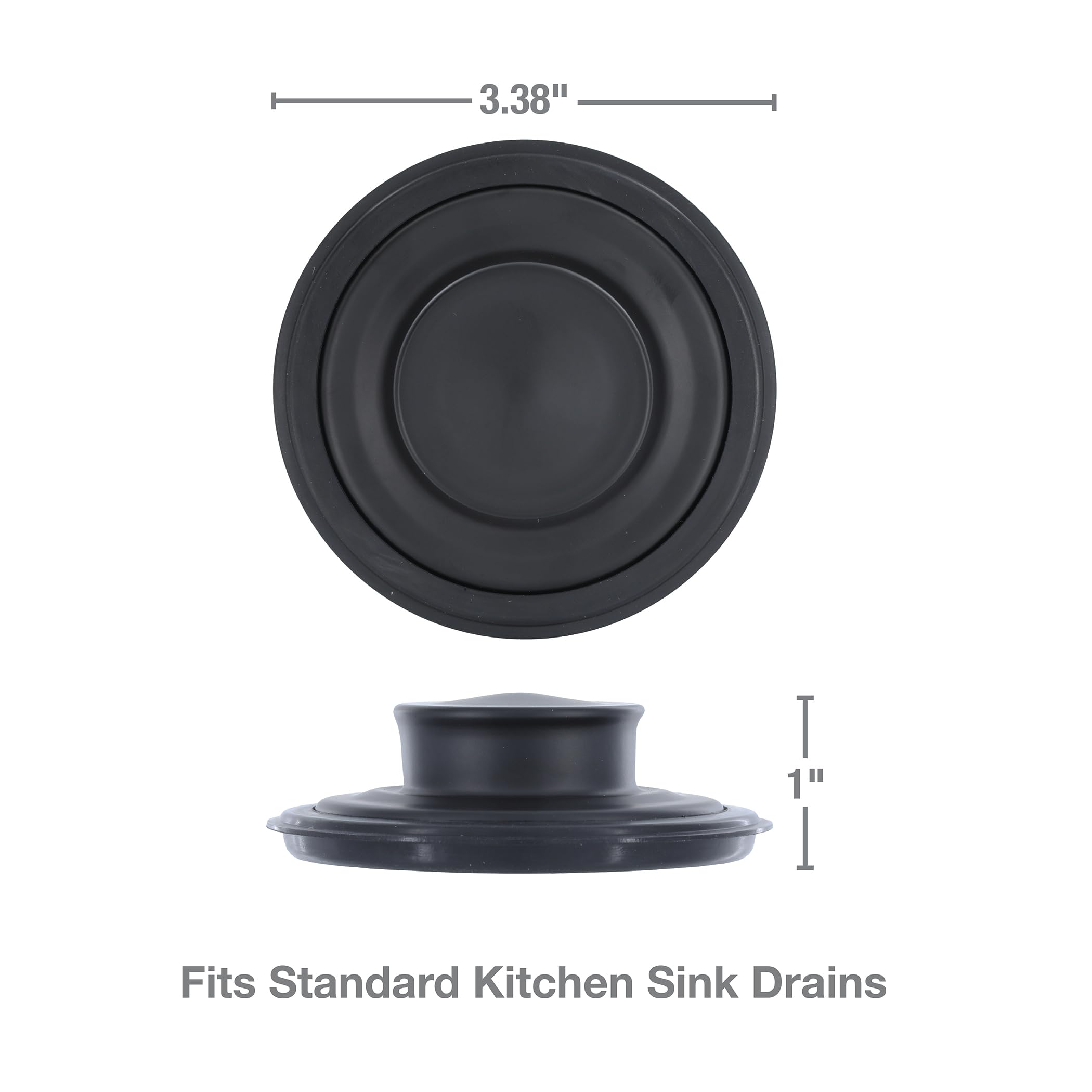 Danco 12075 Sink Garbage Disposal Drain Stopper in Matte Black - Image 5