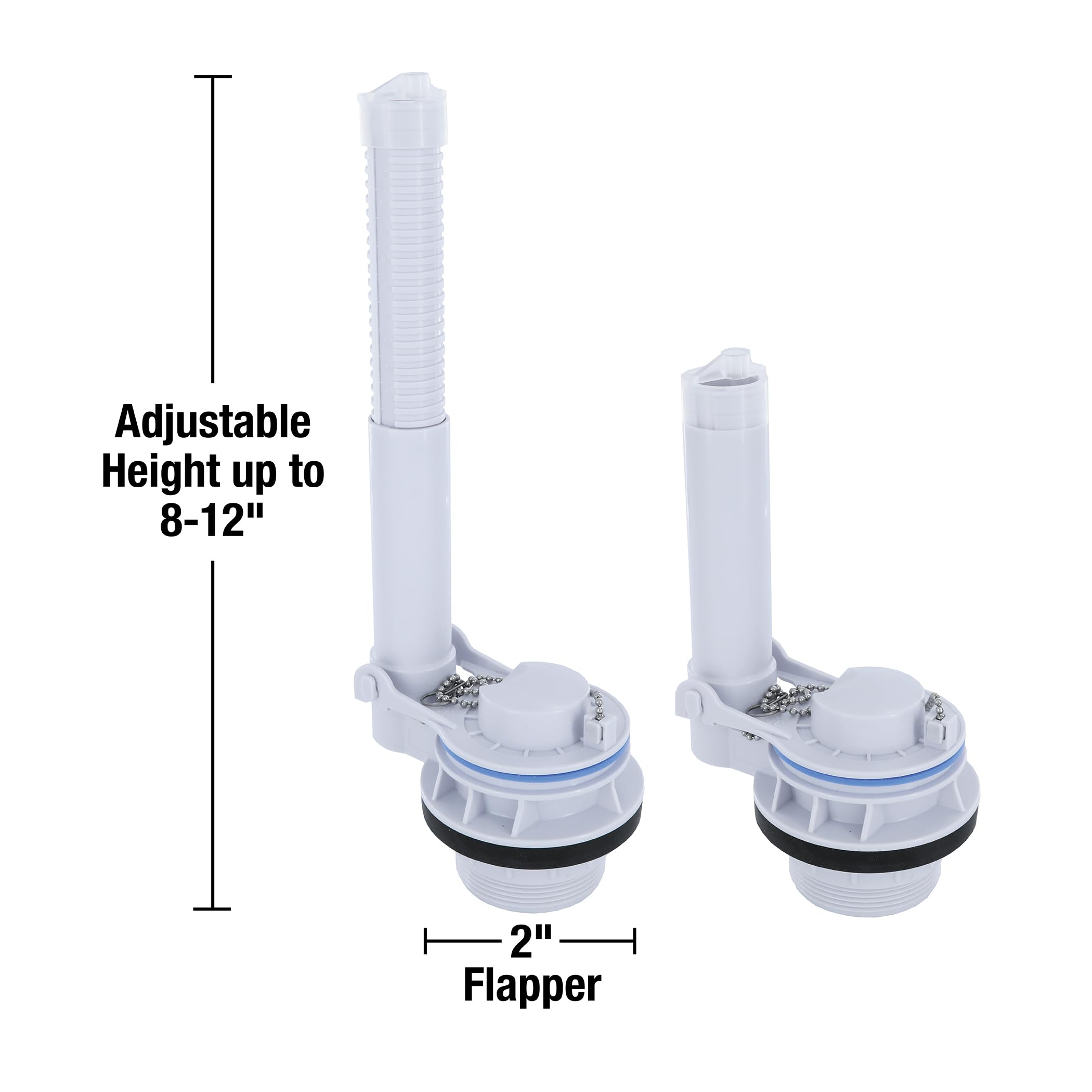 Danco 12094 Complete Toilet Repair Kit for 2-inch Flush Valve Toilets, Fix Running, Noisy and Leaky Toilets - Image 6