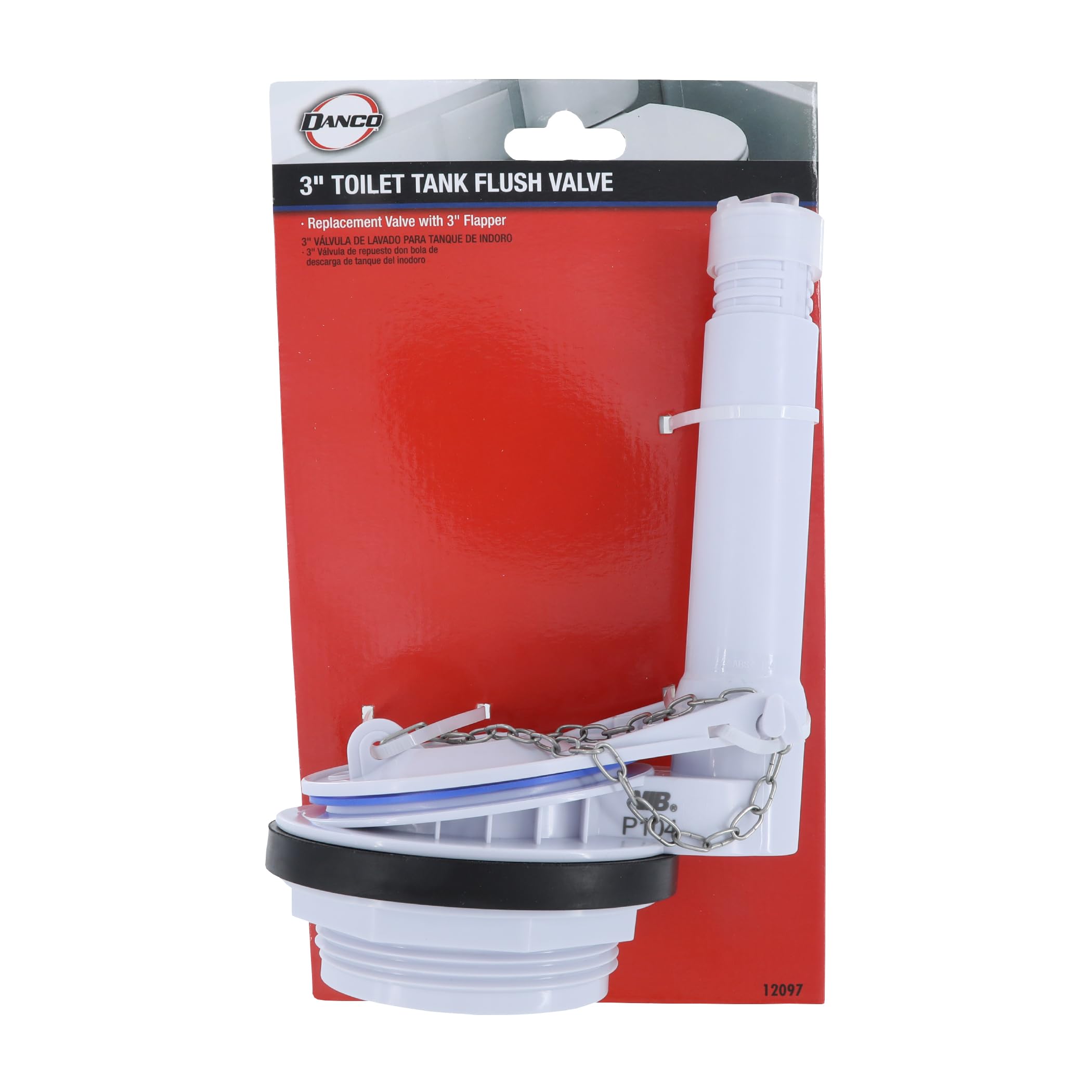 Danco 12097 Universal Water-Saving 3-inch Toilet Flush Valve, Fixes Running Toilet from Leaky Flapper - Image 7