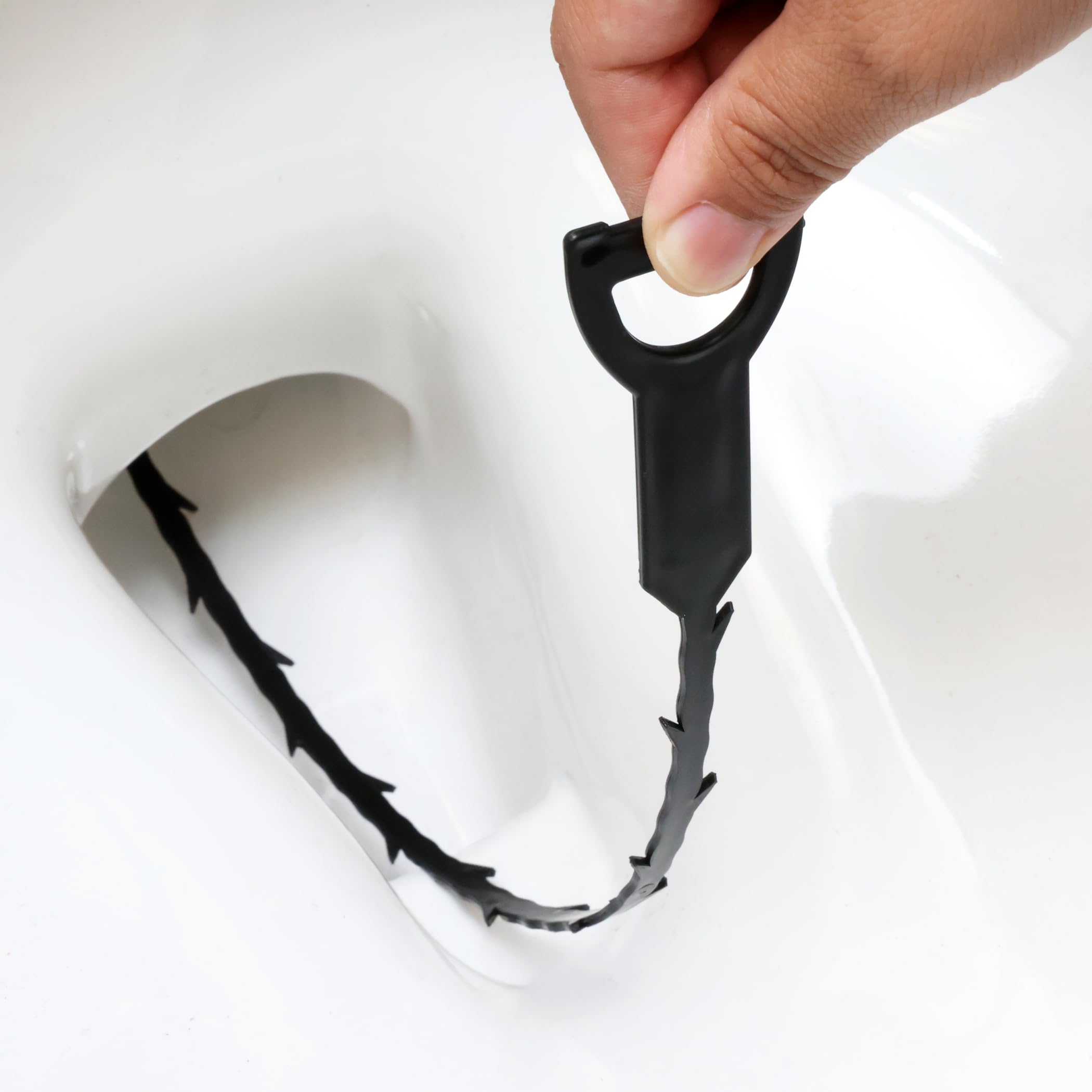 Danco 20 inch Plastic Hair Snake Clog Removal Tool with Hair Catcher Bundle Pack (12171P) - Image 10