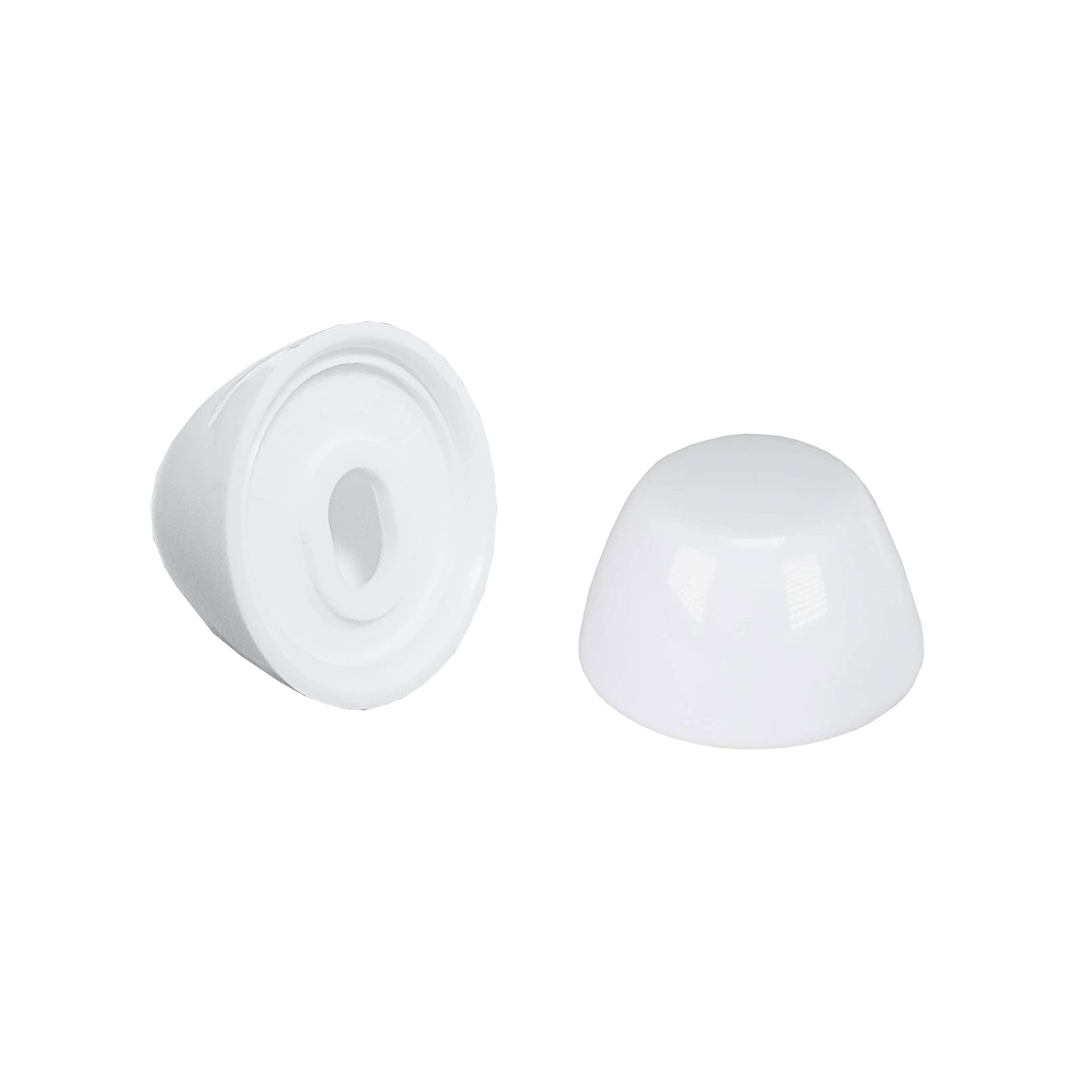 Danco 80821 Snap on Round Toilet Bolt Caps in White, Pack of 2 - Image 8