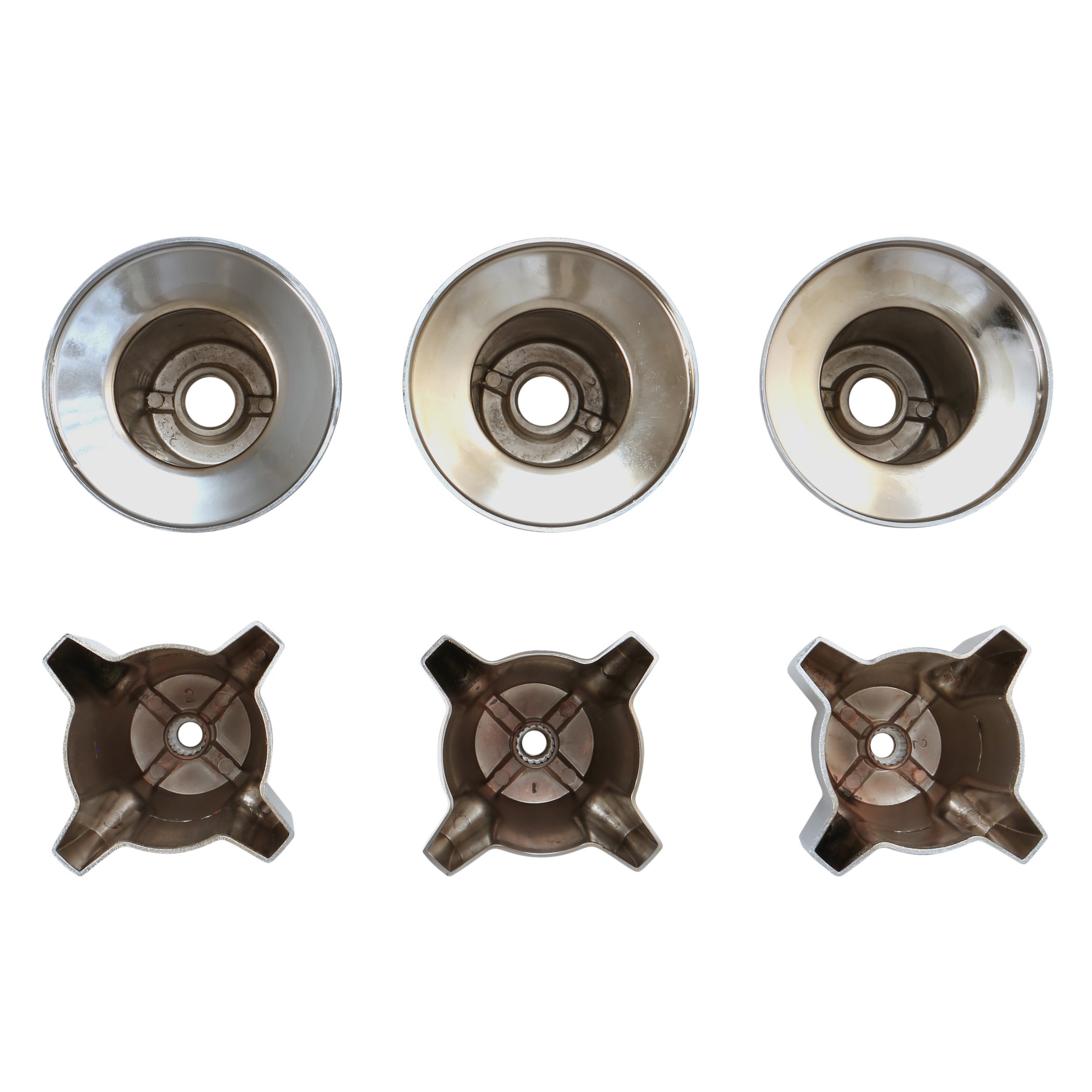 DANCO Bathtub and Shower 3-Handle Remodel/Rebuild Trim Kit for Central Brass Faucets | Knob Handle | 10L-11H, 10L-11C, 10L-13D | Chrome (39616) - Image 6