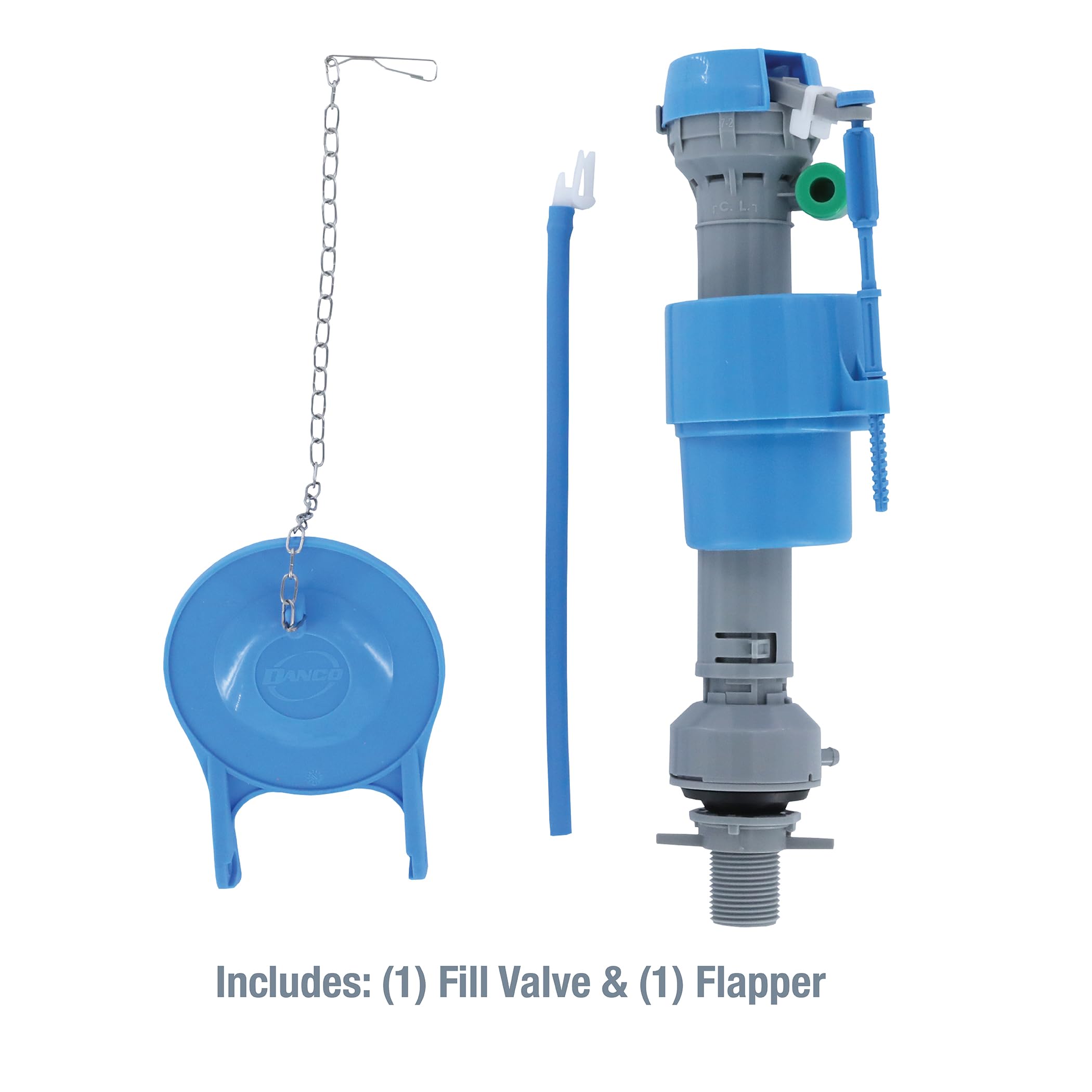 Danco HFX320 HydroFix Toilet Repair Kit for 3-inch Flush Valve Toilets, Fix Running, Noisy, and Leaky Toilets - Image 7