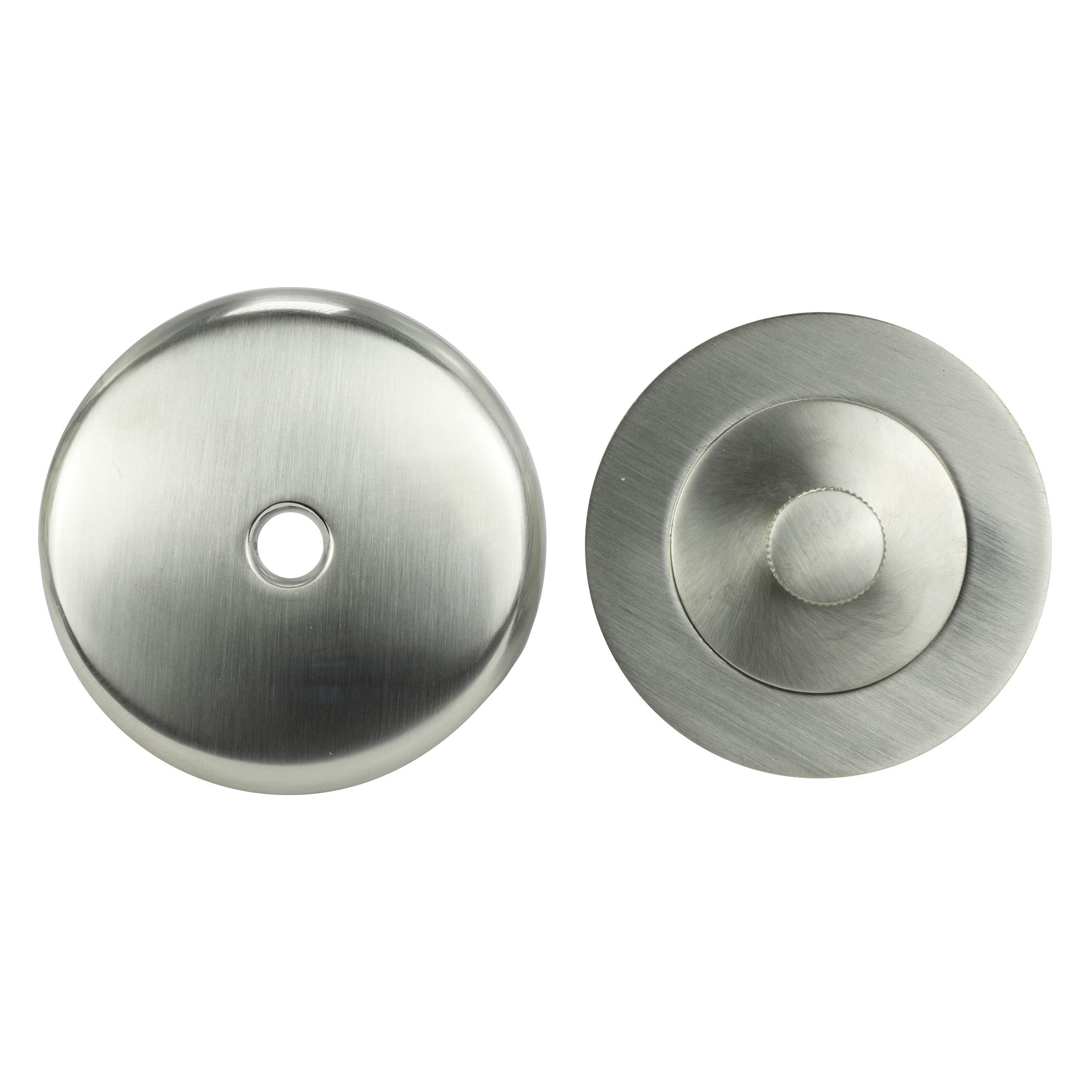 Danco Lift and Turn Bathtub Stopper with Overflow Plate Trim Kit, Brushed Nickel, (89239) - Image 4