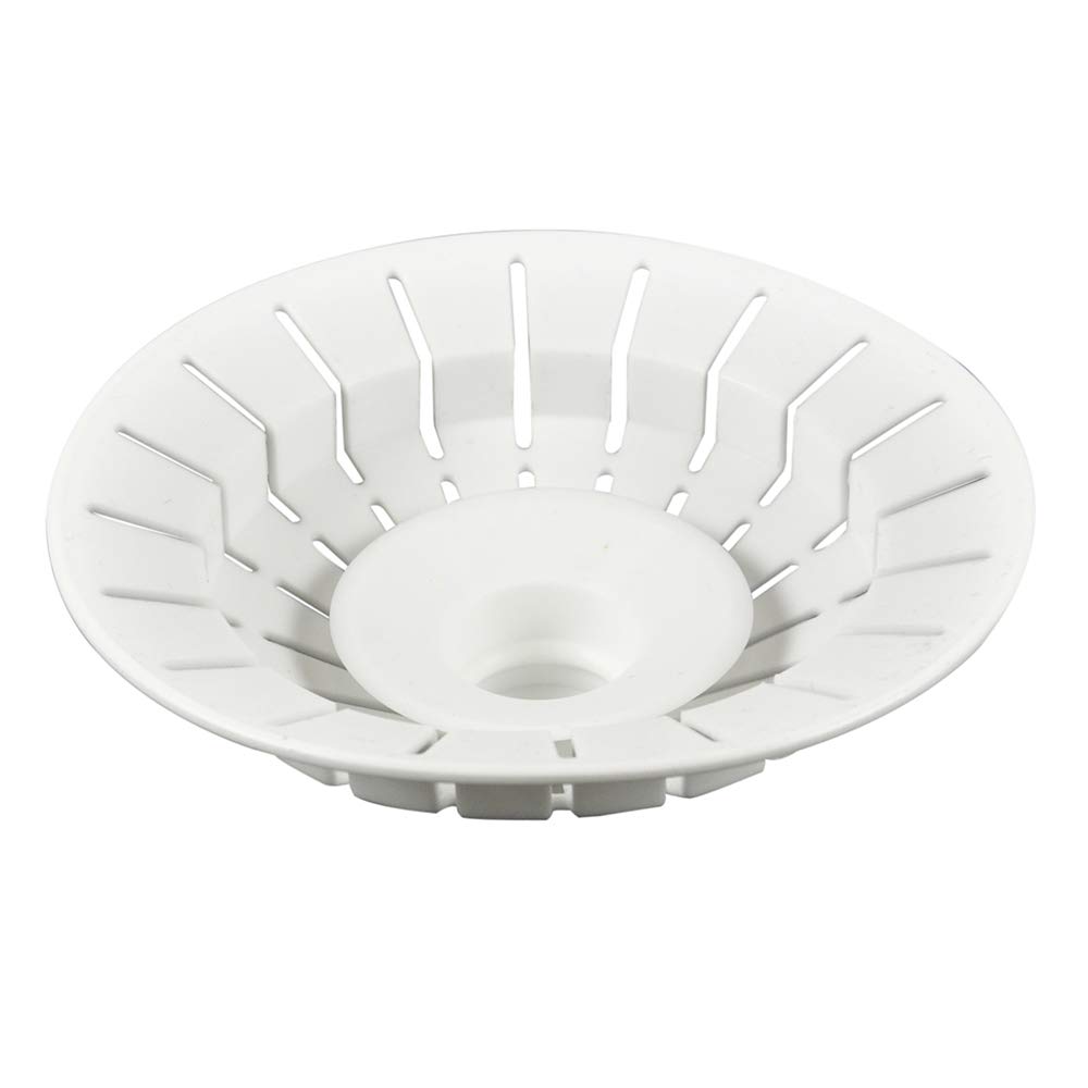 DANCO Universal Bathroom Bathtub Suction Cup Hair Catcher Strainer and Snare | Fits Lift & Turn, Push Button & Trip Lever Bathtub Drains | White (10771) - Image 5