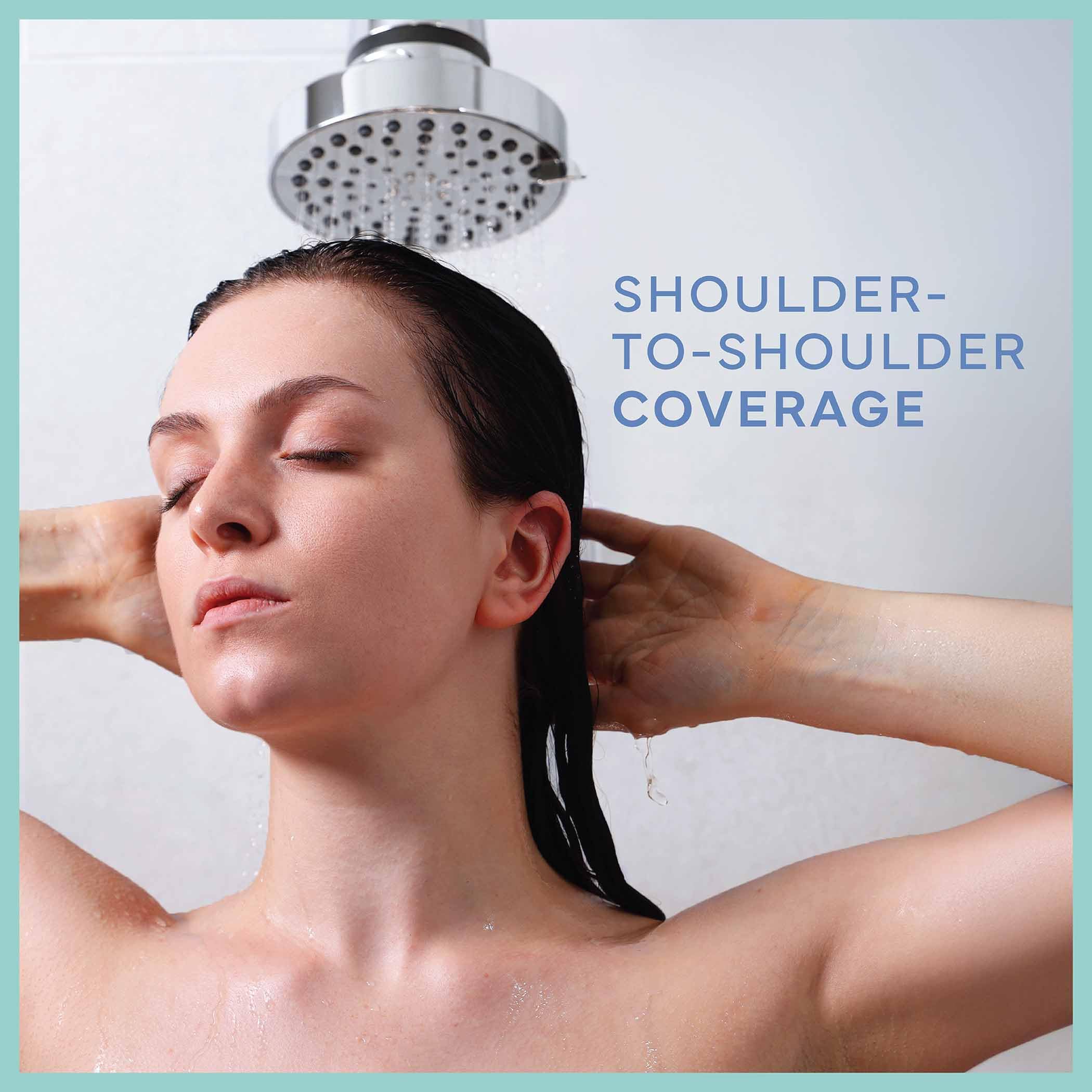 SEVENTY 4-Setting Filtered Shower Head with Shower Filter in Chrome – Helps Reduce Chlorine and Impurities for Healthier Hair, Skin and Scalp, Easy to Install (Model 12155) - Image 4