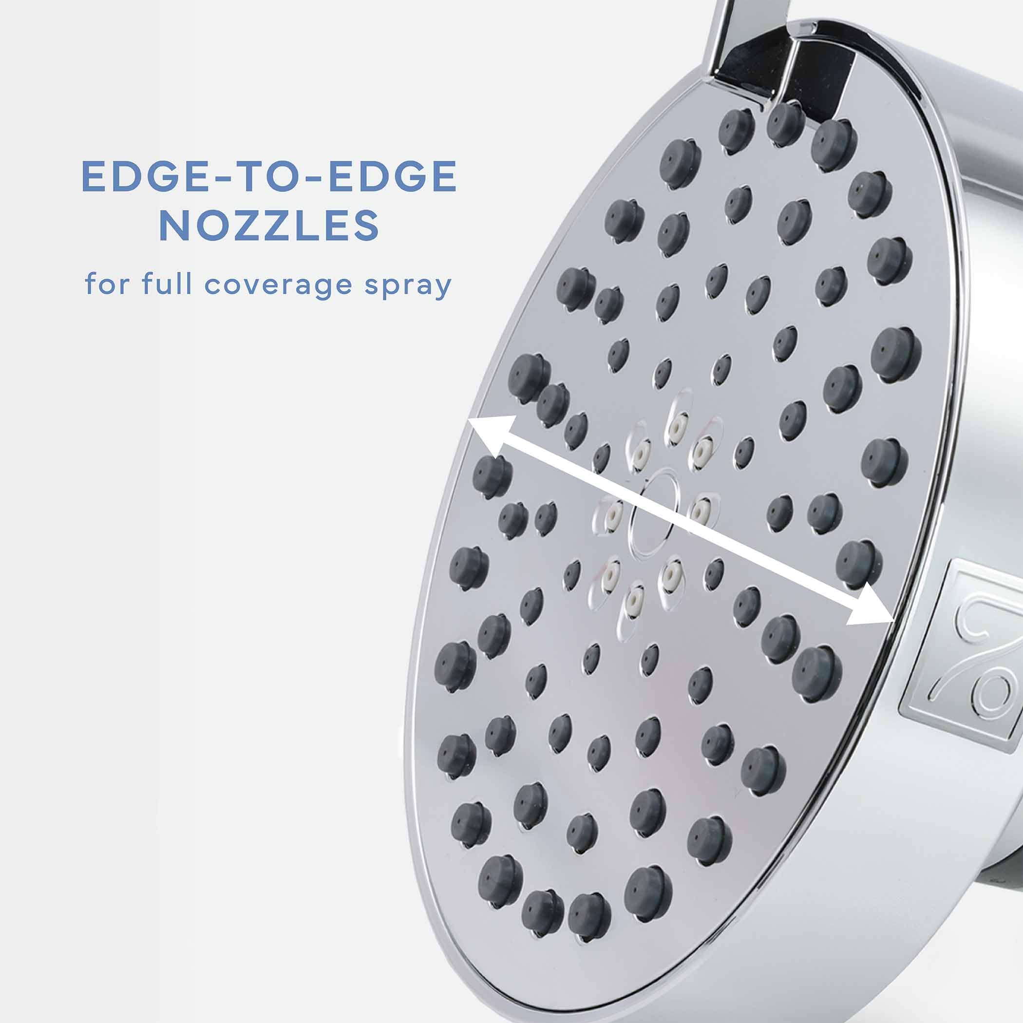 SEVENTY 4-Setting Filtered Shower Head with Shower Filter in Chrome – Helps Reduce Chlorine and Impurities for Healthier Hair, Skin and Scalp, Easy to Install (Model 12155) - Image 5