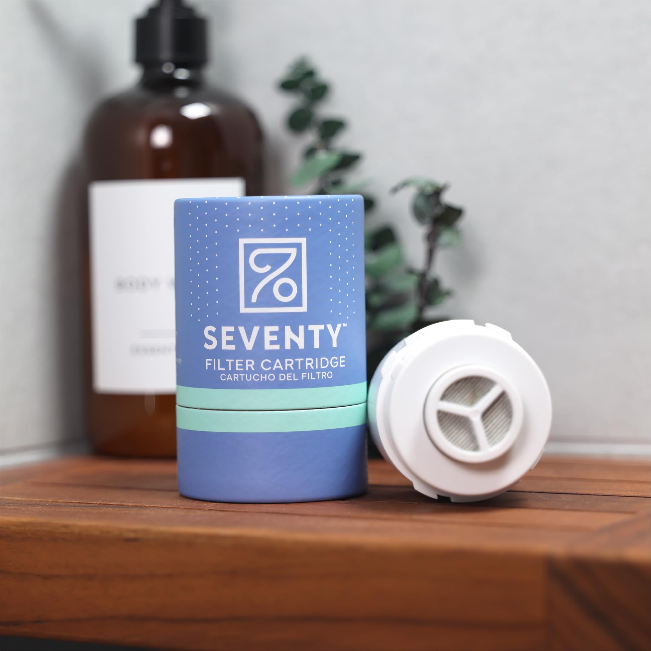 SEVENTY Replacement Shower Filter Cartridge, Filters Water for Skin and Hair Health (12147) - Image 5