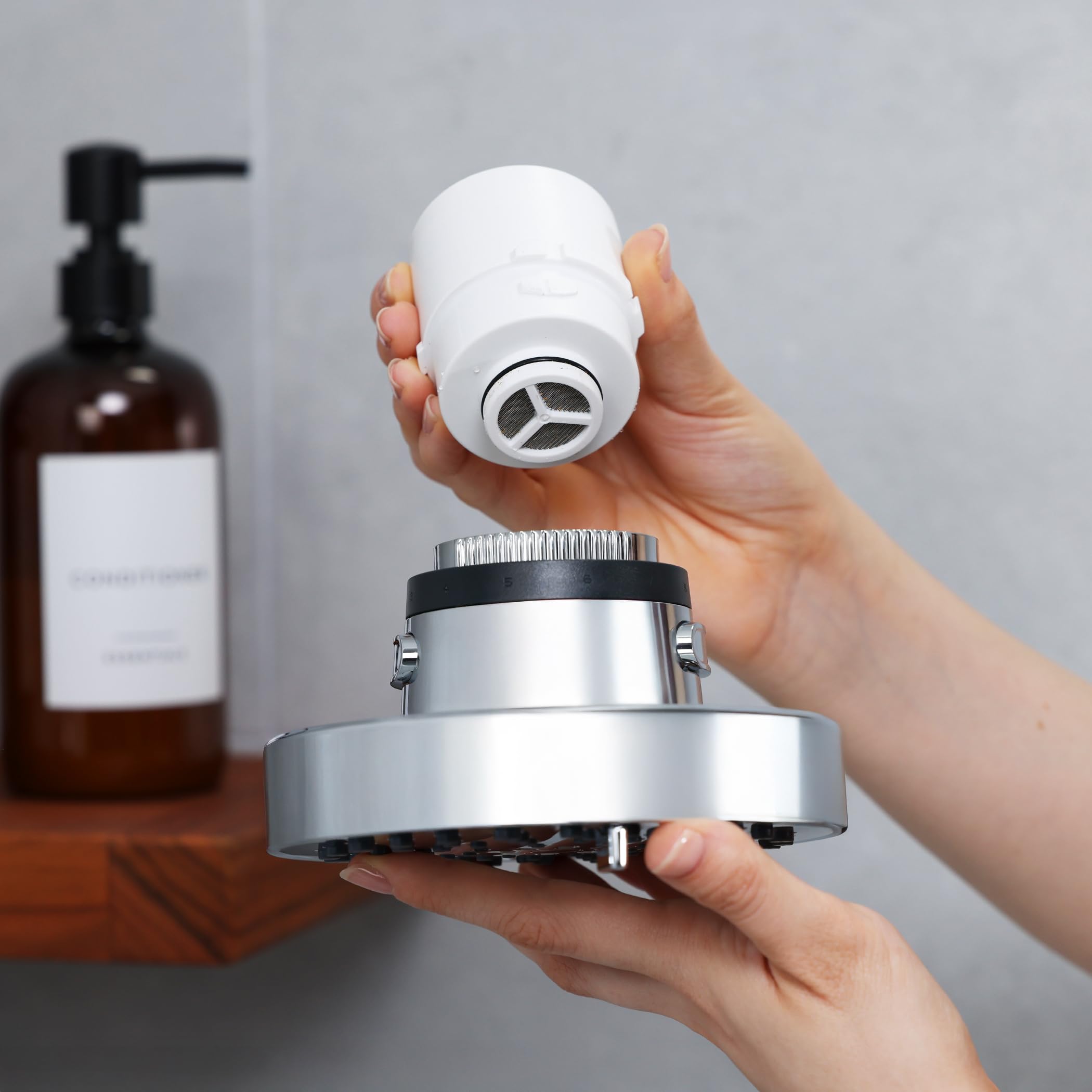 SEVENTY Replacement Shower Filter Cartridge, Filters Water for Skin and Hair Health (12147) - Image 7